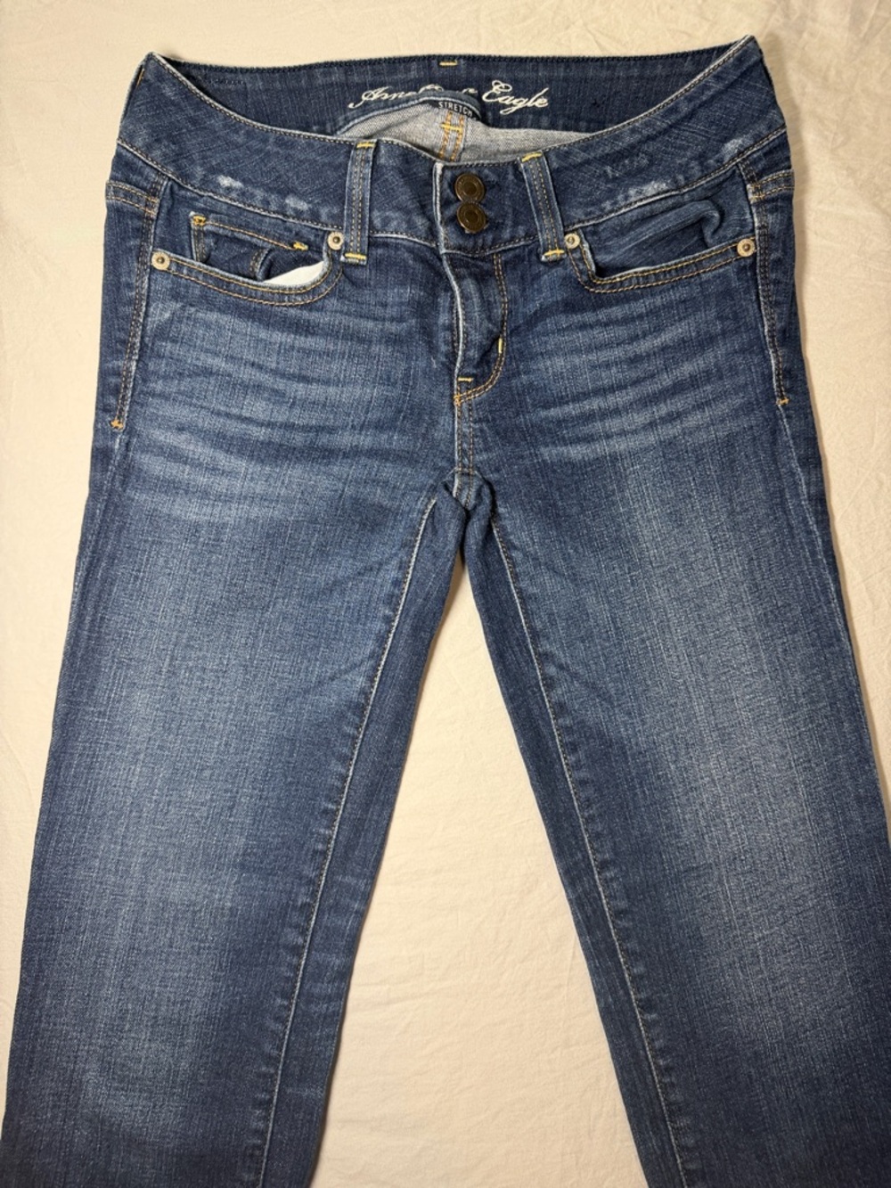 American Eagle Outfitters Women’s Dark Blue Skinny Jeans
